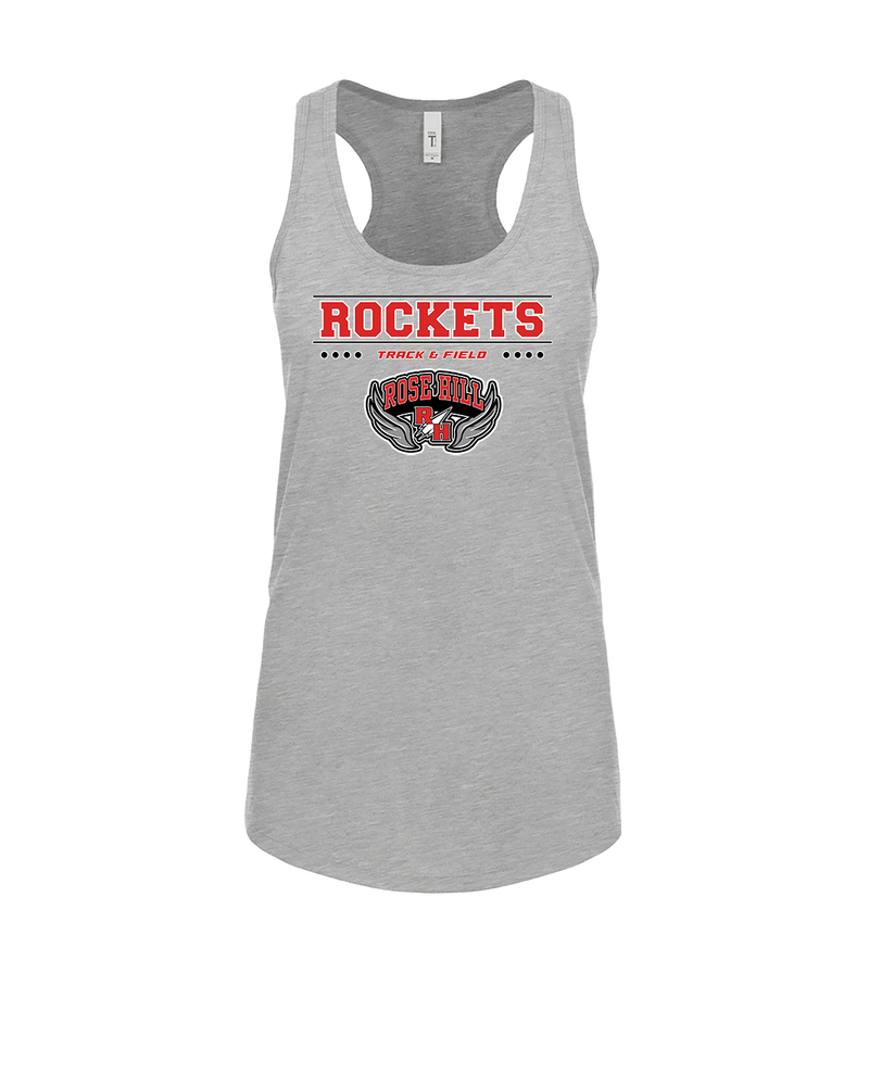 Rose Hill HS Track and Field Border - Womens Tank Top