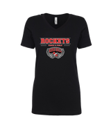 Rose Hill HS Track and Field Border - Womens V-Neck