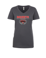 Rose Hill HS Track and Field Border - Womens V-Neck