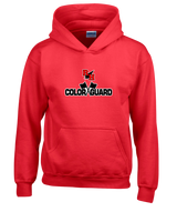 Rose Hill HS Color Guard Logo - Cotton Hoodie