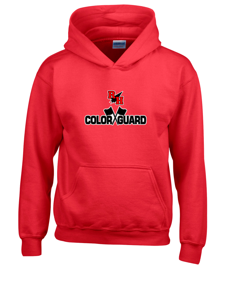 Rose Hill HS Color Guard Logo - Cotton Hoodie