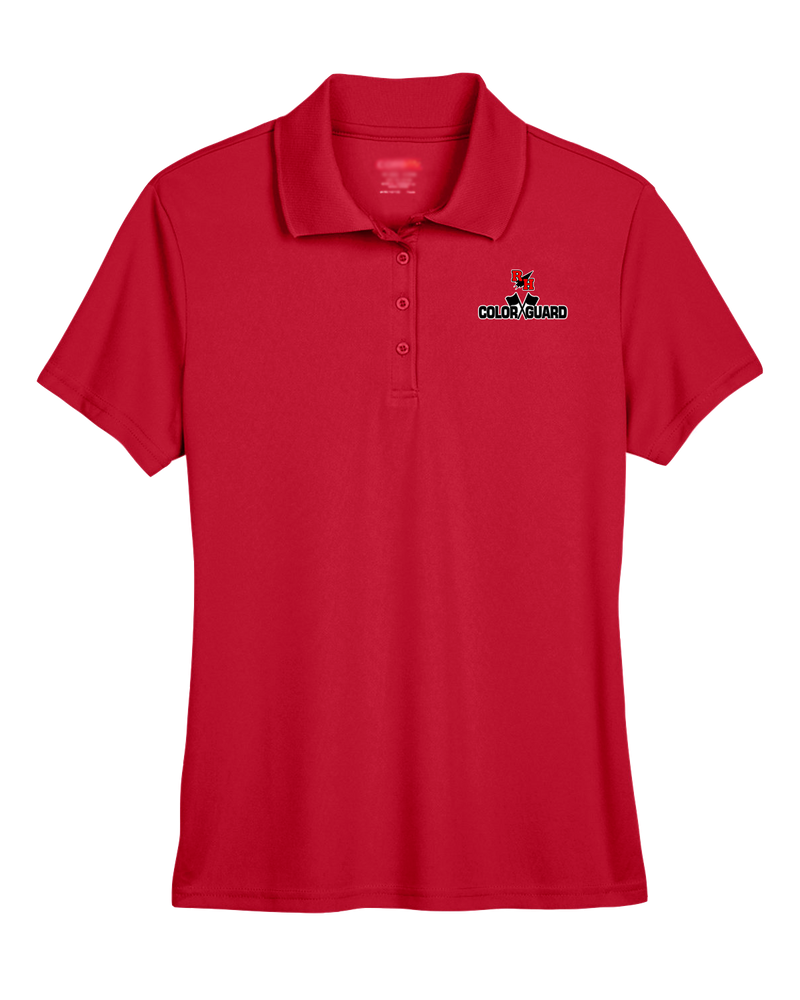 Rose Hill HS Color Guard Logo - Womens Polo