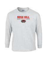 Rose Hill HS Track and Field Curve - Mens Basic Cotton Long Sleeve