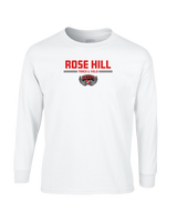 Rose Hill HS Track and Field Curve - Mens Basic Cotton Long Sleeve