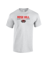 Rose Hill HS Track and Field Curve - Cotton T-Shirt