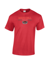 Rose Hill HS Track and Field Curve - Cotton T-Shirt