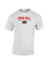 Rose Hill HS Track and Field Curve - Cotton T-Shirt