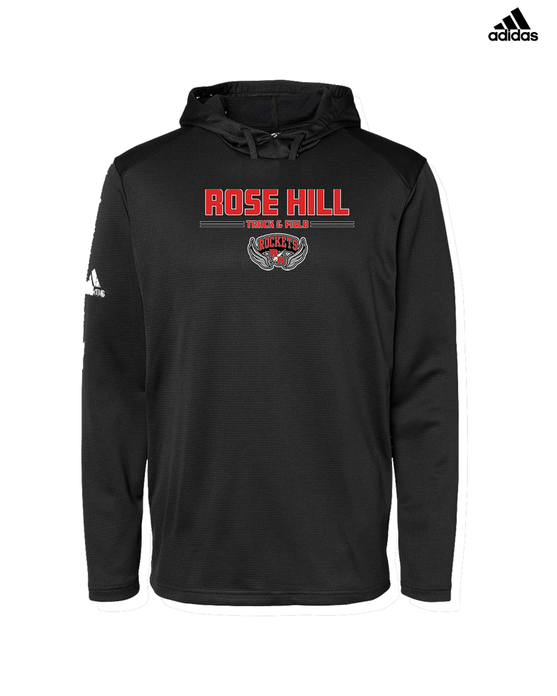 Rose Hill HS Track and Field Curve - Adidas Men's Hooded Sweatshirt