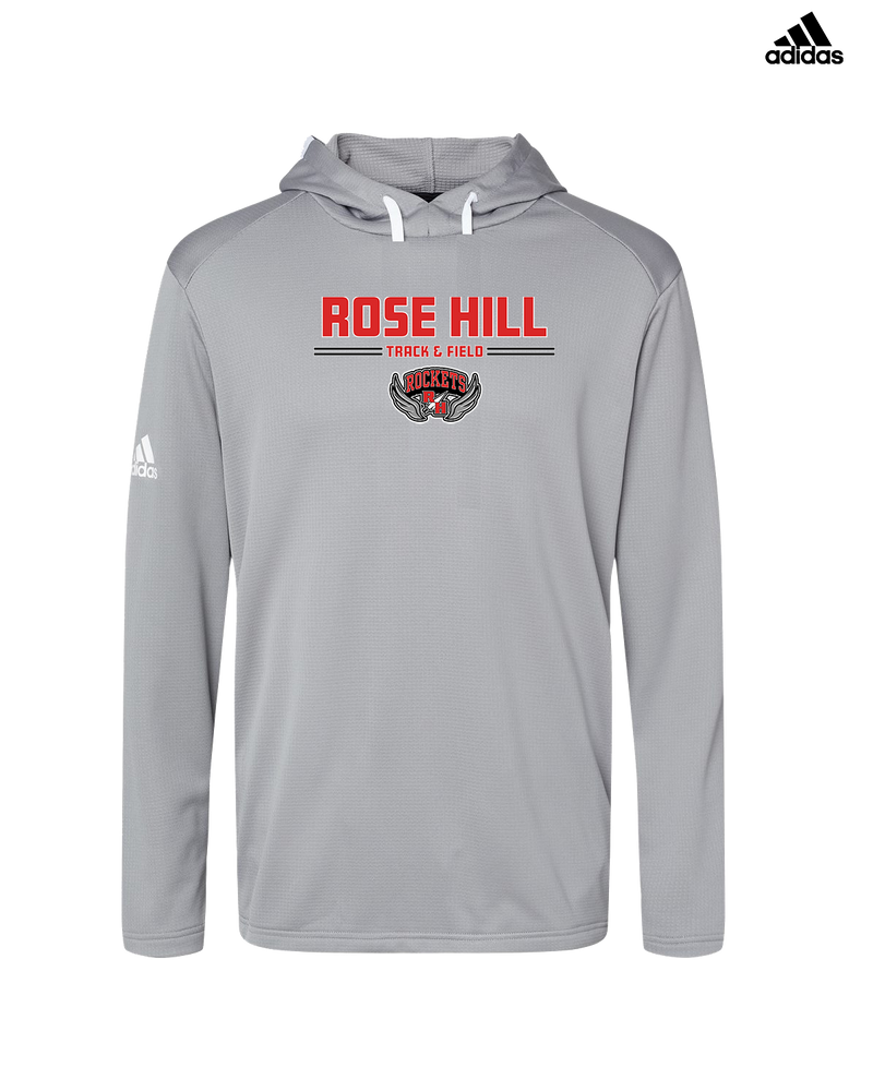 Rose Hill HS Track and Field Curve - Adidas Men's Hooded Sweatshirt