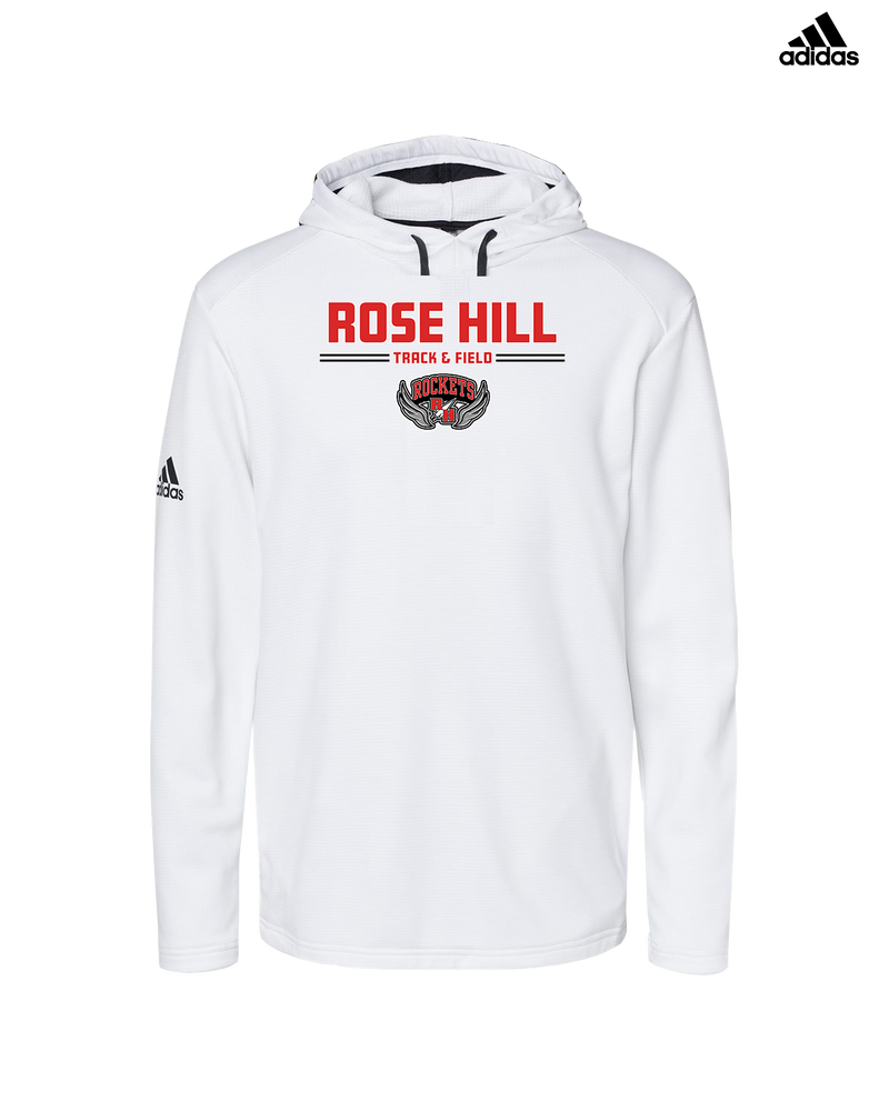 Rose Hill HS Track and Field Curve - Adidas Men's Hooded Sweatshirt