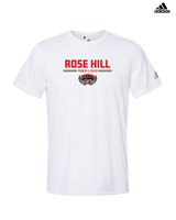 Rose Hill HS Track and Field Curve - Adidas Men's Performance Shirt