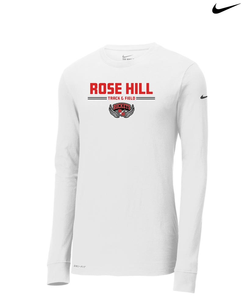 Rose Hill HS Track and Field Curve - Nike Dri-Fit Poly Long Sleeve