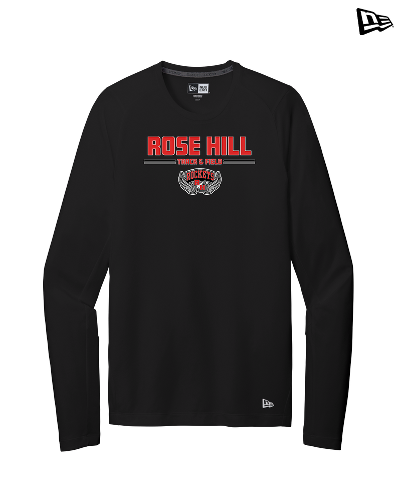 Rose Hill HS Track and Field Curve - New Era Long Sleeve Crew