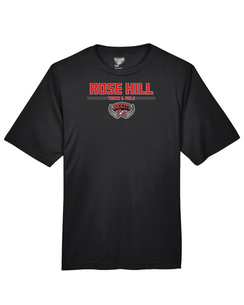 Rose Hill HS Track and Field Curve - Performance T-Shirt