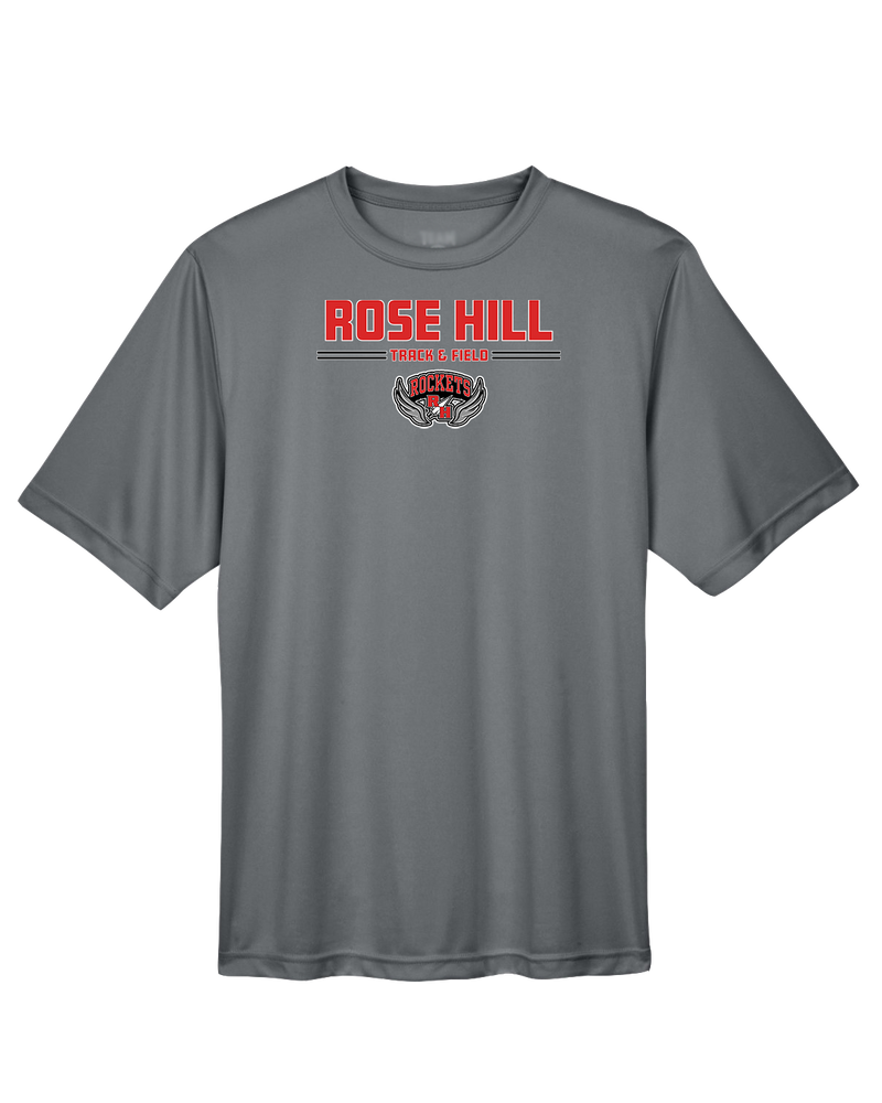 Rose Hill HS Track and Field Curve - Performance T-Shirt