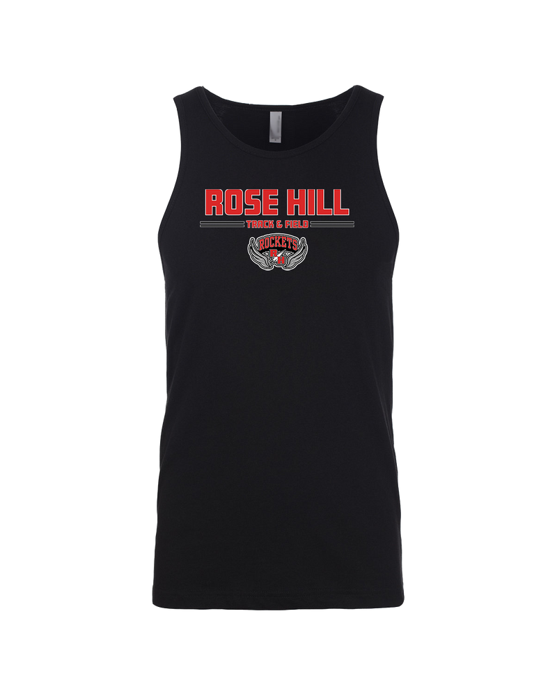 Rose Hill HS Track and Field Curve - Mens Tank Top