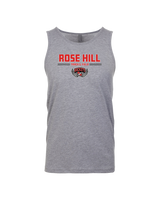 Rose Hill HS Track and Field Curve - Mens Tank Top