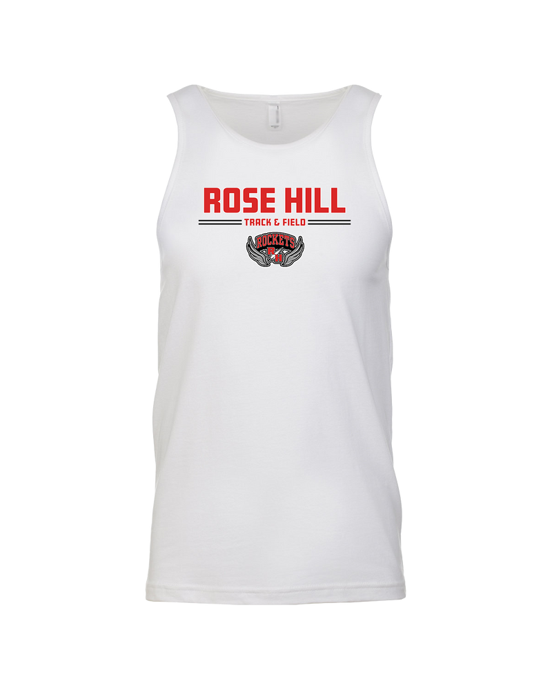 Rose Hill HS Track and Field Curve - Mens Tank Top