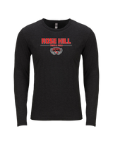 Rose Hill HS Track and Field Curve - Tri Blend Long Sleeve