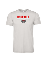 Rose Hill HS Track and Field Curve - Mens Tri Blend Shirt