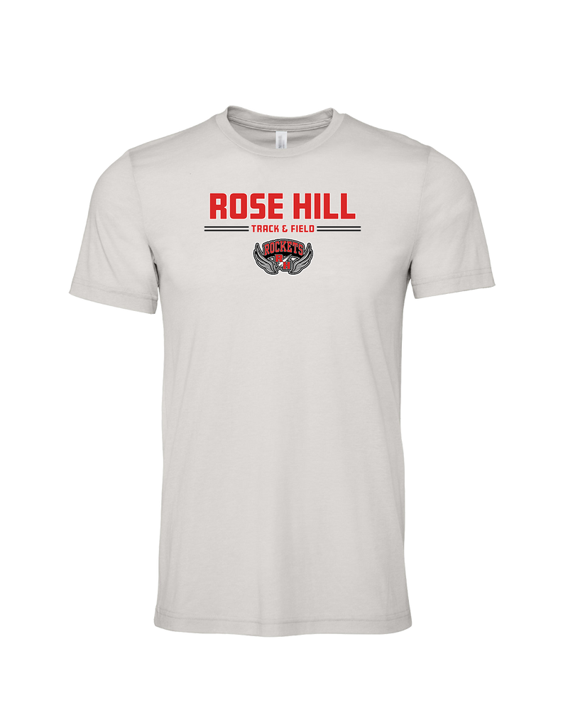 Rose Hill HS Track and Field Curve - Mens Tri Blend Shirt