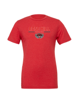 Rose Hill HS Track and Field Curve - Mens Tri Blend Shirt