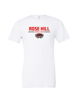 Rose Hill HS Track and Field Curve - Mens Tri Blend Shirt