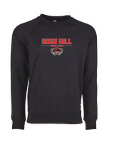 Rose Hill HS Track and Field Curve - Crewneck Sweatshirt