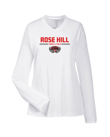 Rose Hill HS Track and Field Curve - Womens Performance Long Sleeve