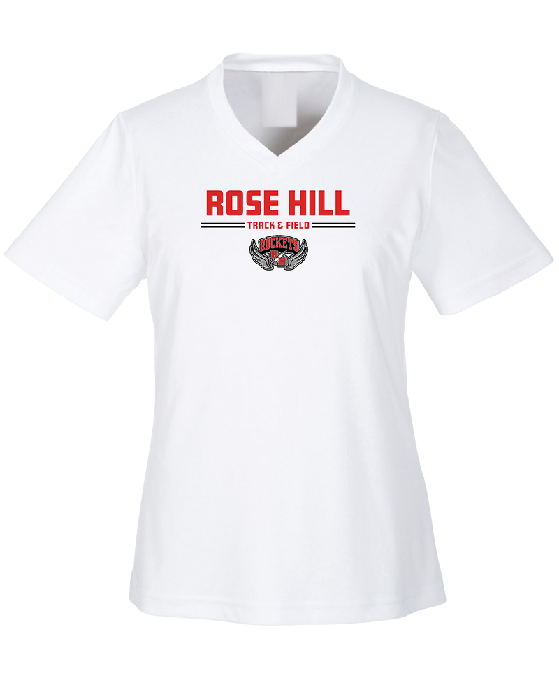 Rose Hill HS Track and Field Curve - Womens Performance Shirt