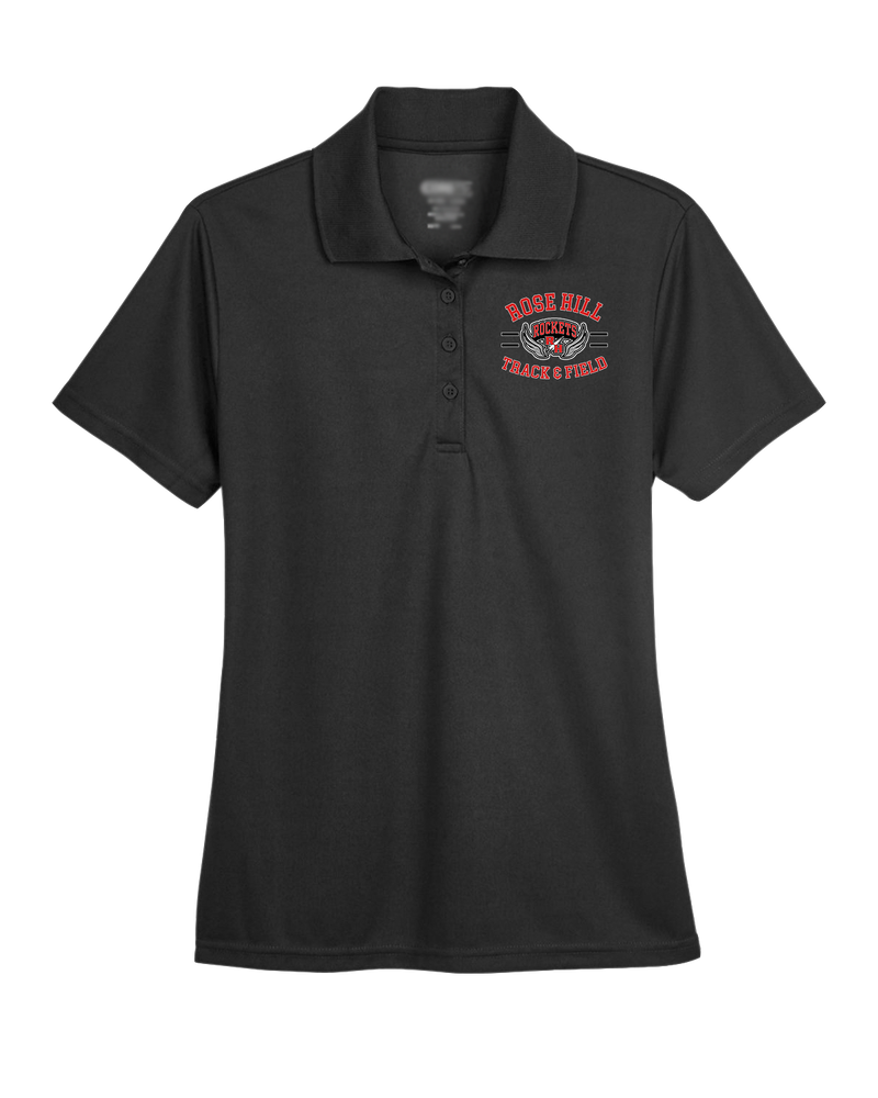 Rose Hill HS Track and Field Curve - Womens Polo