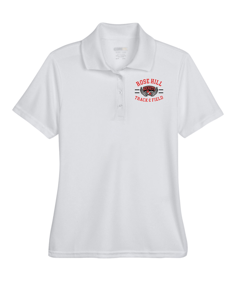 Rose Hill HS Track and Field Curve - Womens Polo