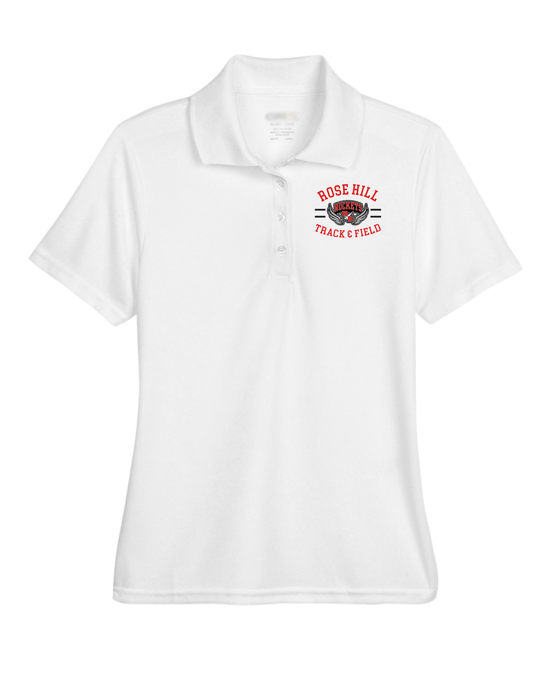 Rose Hill HS Track and Field Curve - Womens Polo