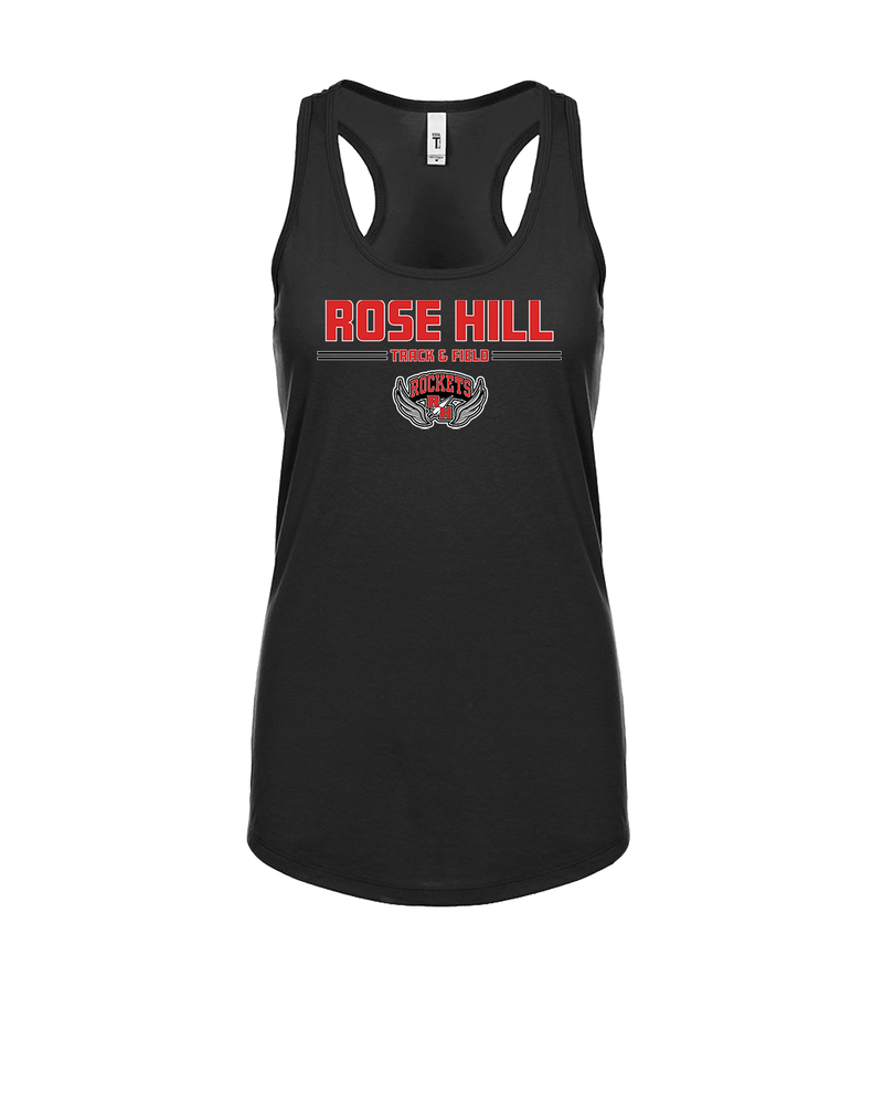 Rose Hill HS Track and Field Curve - Womens Tank Top