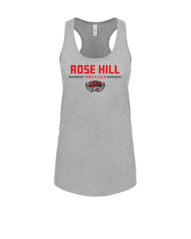 Rose Hill HS Track and Field Curve - Womens Tank Top