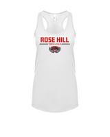 Rose Hill HS Track and Field Curve - Womens Tank Top