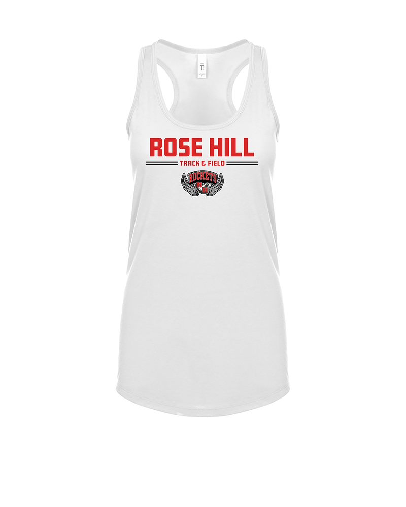 Rose Hill HS Track and Field Curve - Womens Tank Top