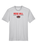 Rose Hill HS Track and Field Curve - Youth Performance T-Shirt