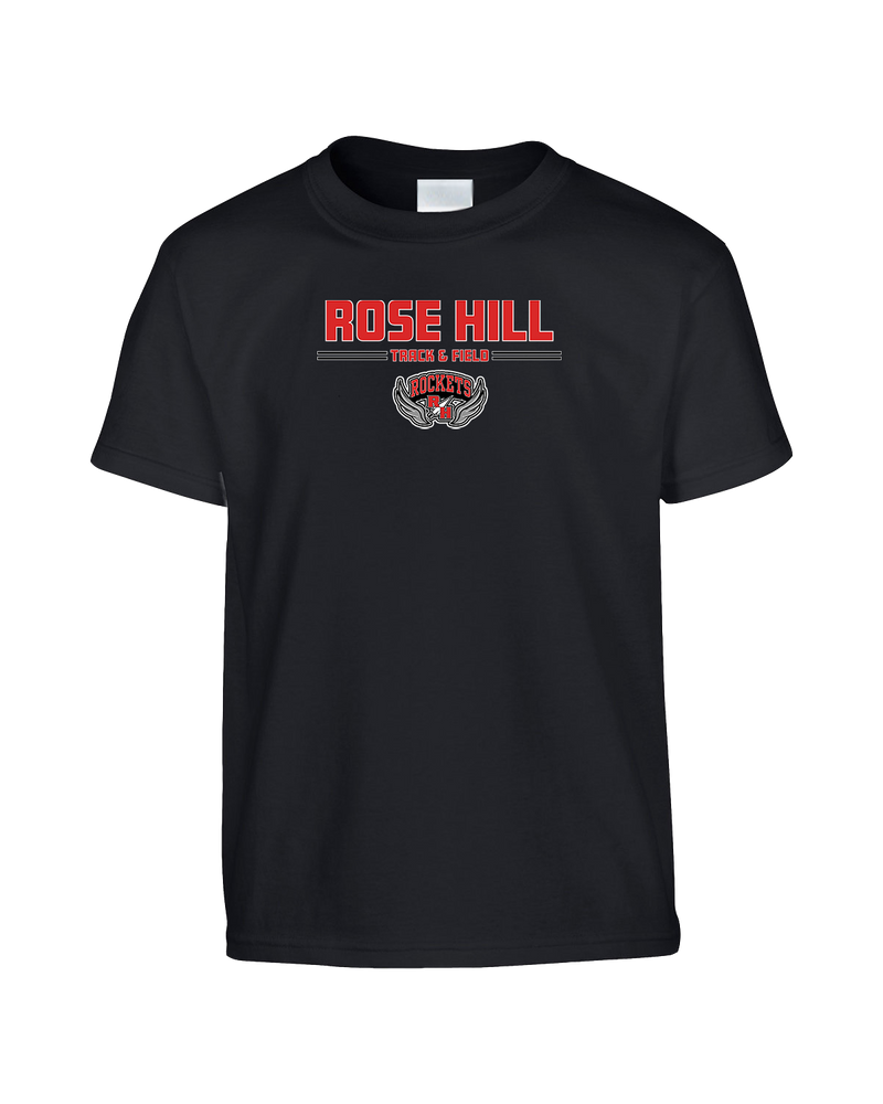 Rose Hill HS Track and Field Curve - Youth T-Shirt