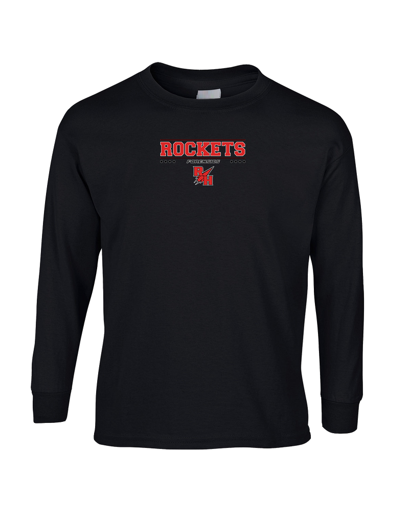 Rose Hill HS Forensics Border - Mens Cotton Long Sleeve