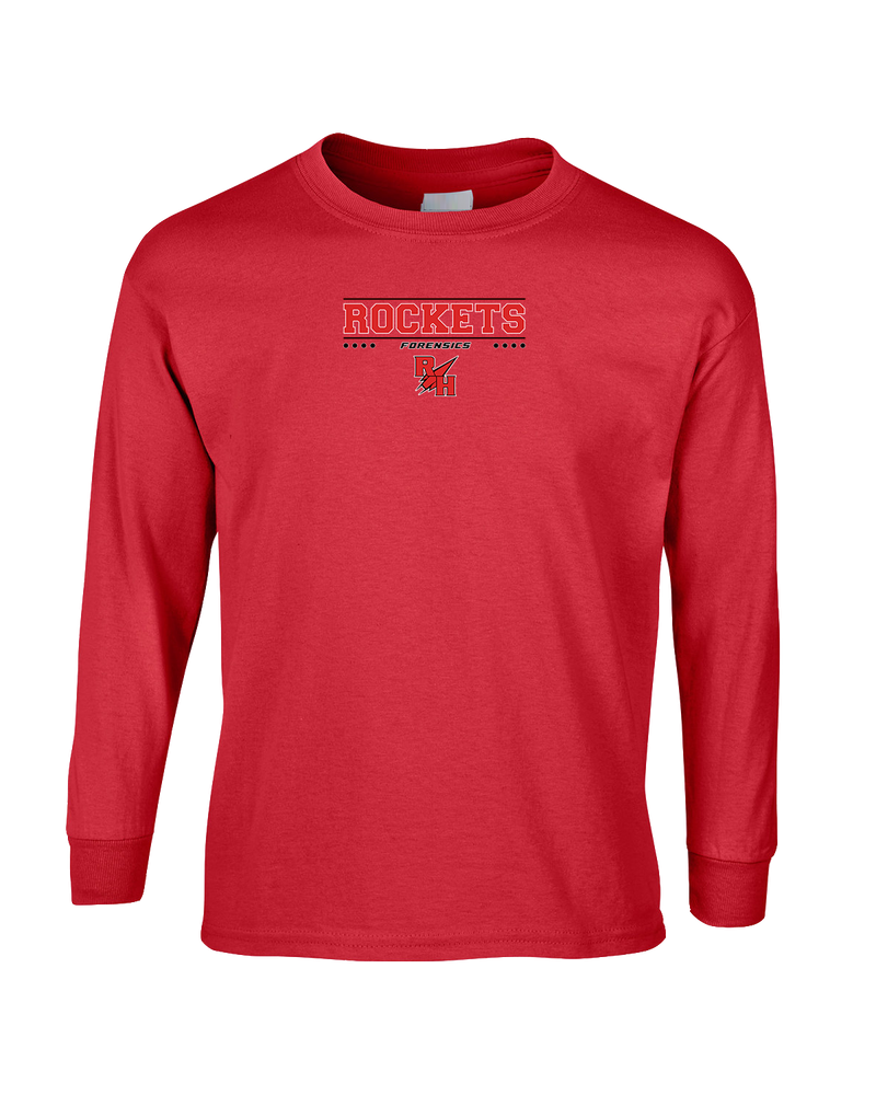 Rose Hill HS Forensics Border - Mens Cotton Long Sleeve