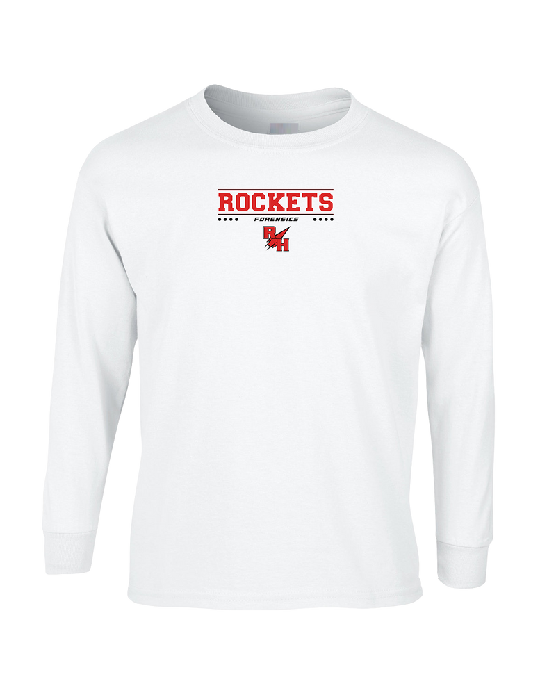 Rose Hill HS Forensics Border - Mens Cotton Long Sleeve