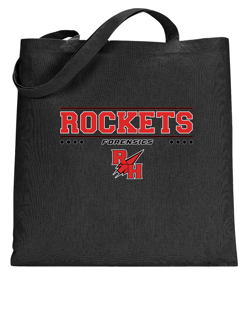 Rose Hill HS Forensics Border - Tote Bag