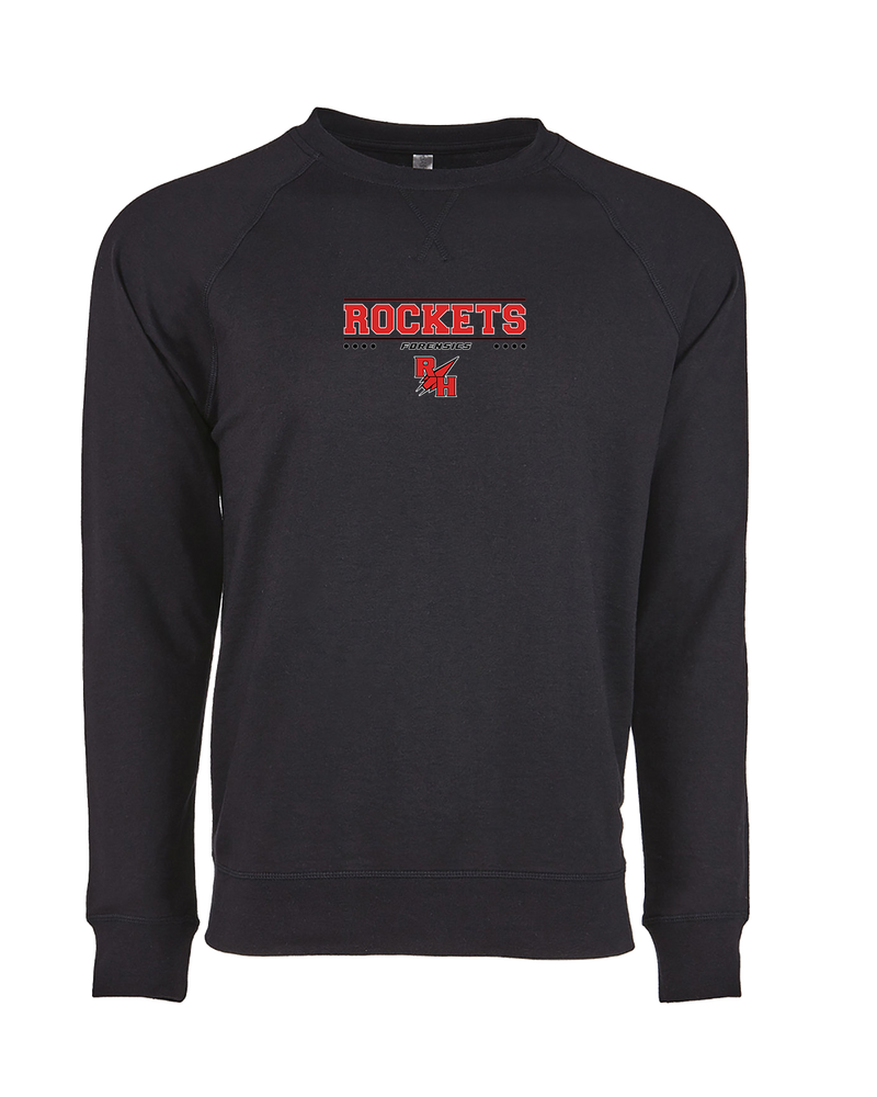 Rose Hill HS Forensics Border - Crewneck Sweatshirt