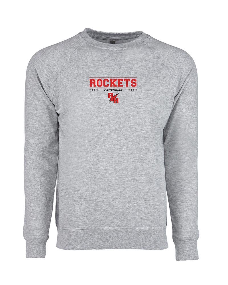 Rose Hill HS Forensics Border - Crewneck Sweatshirt