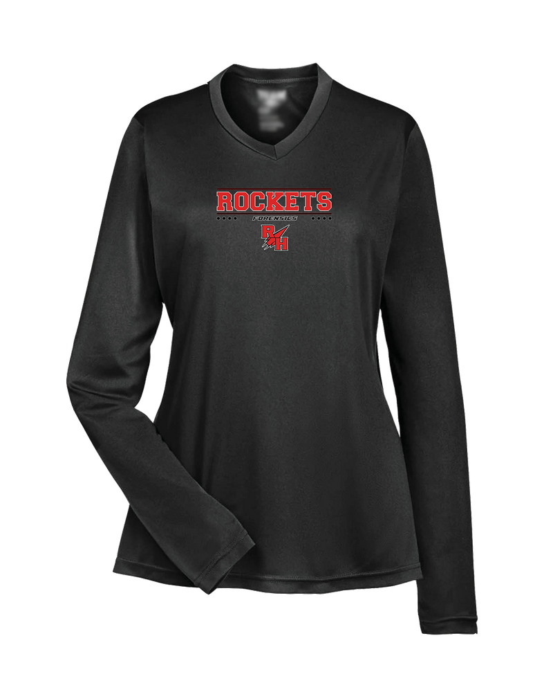 Rose Hill HS Forensics Border - Womens Performance Long Sleeve