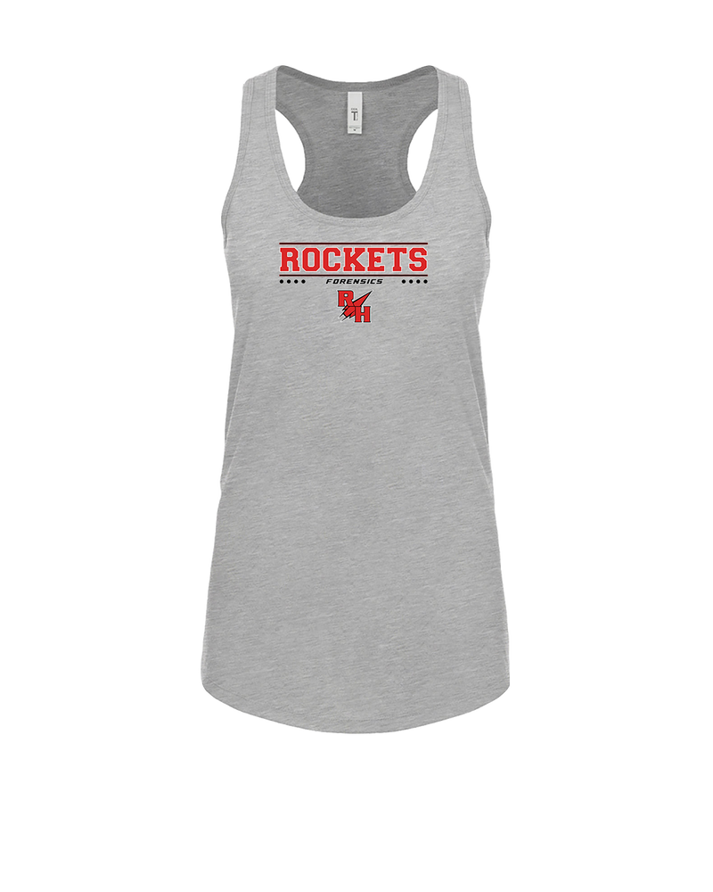 Rose Hill HS Forensics Border - Womens Tank Top