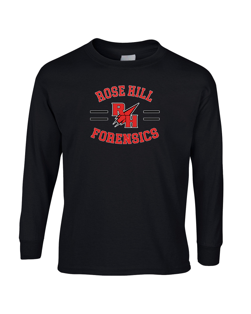 Rose Hill HS Forensics Curve - Mens Cotton Long Sleeve