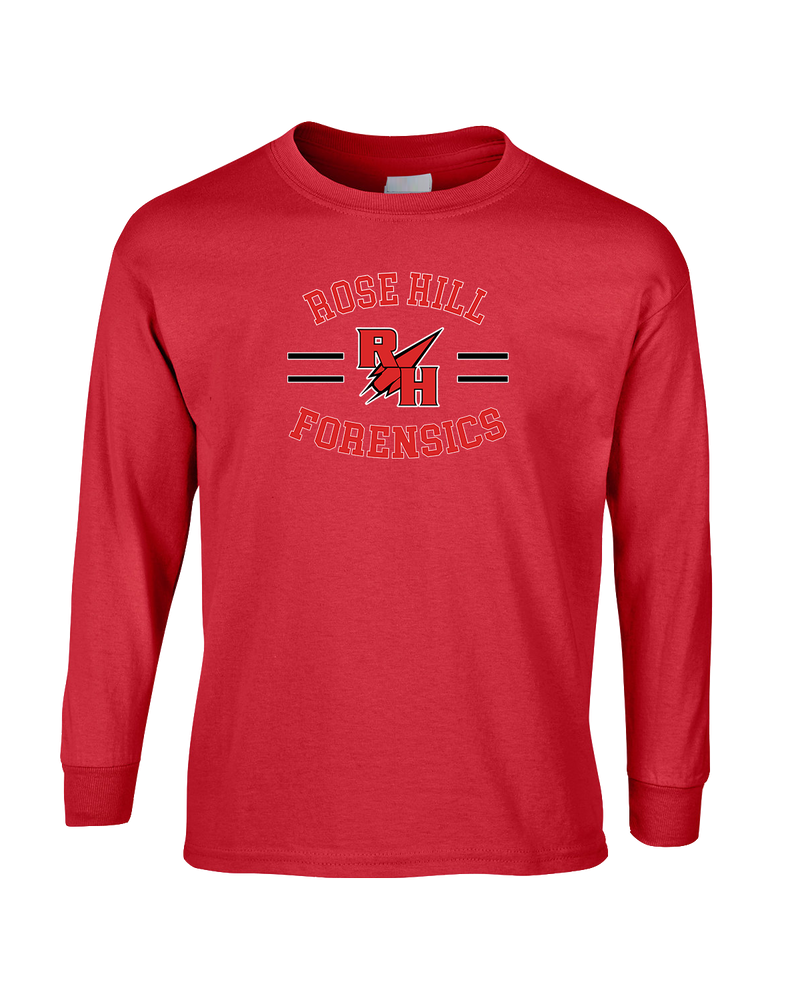 Rose Hill HS Forensics Curve - Mens Cotton Long Sleeve