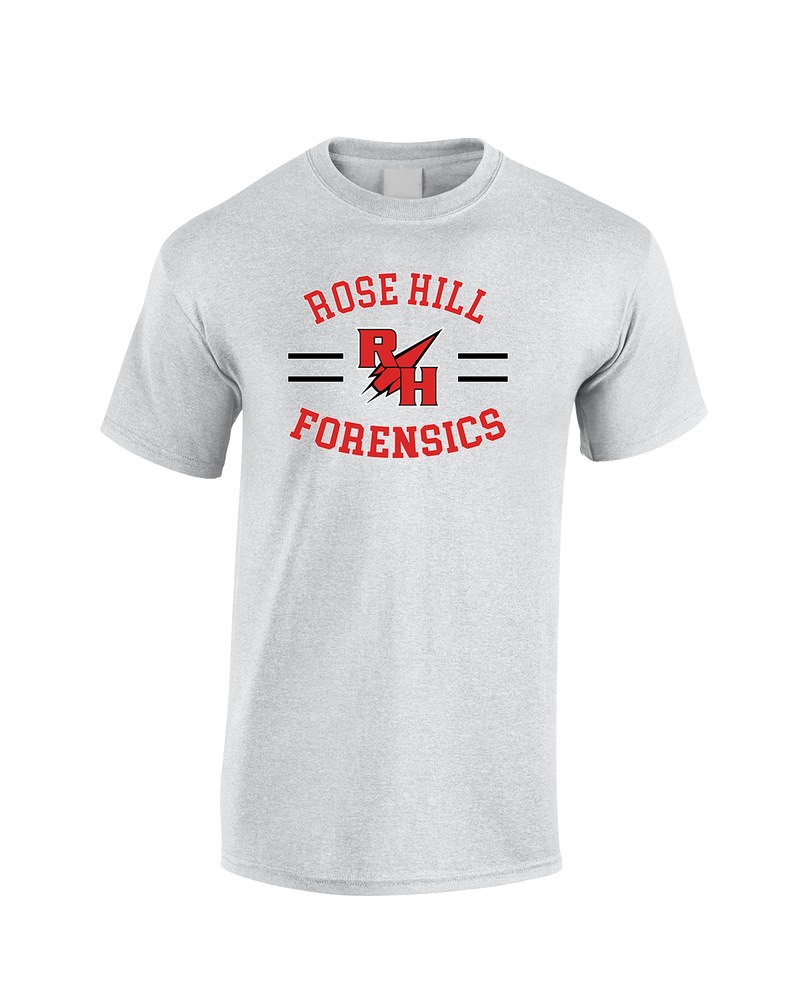 Rose Hill HS Forensics Curve - Cotton T-Shirt